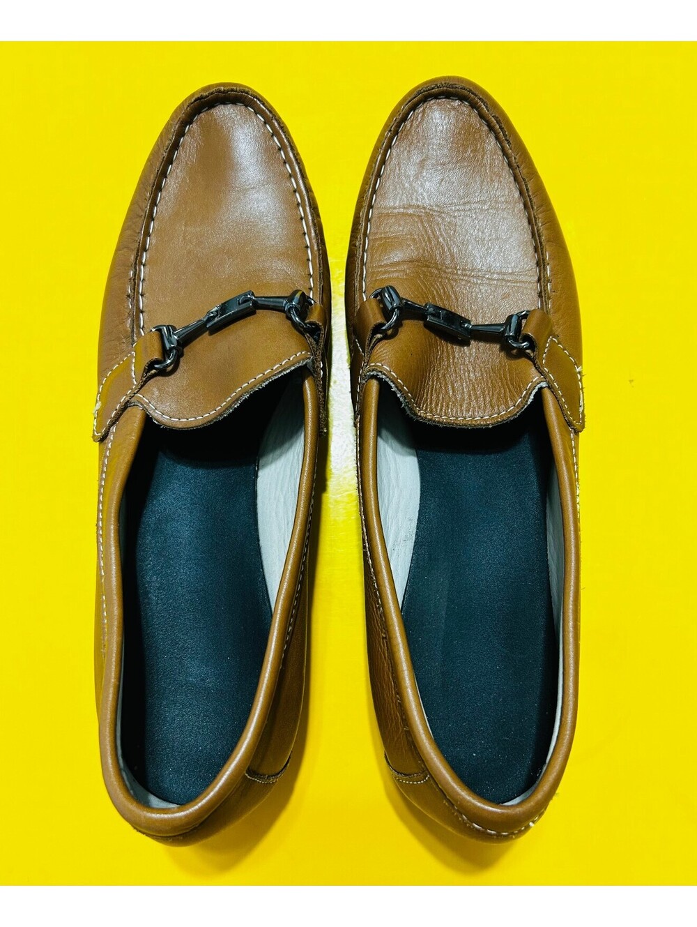 Munro Kimi Tan Leather Bit Loafers Shoes Womens 8 N